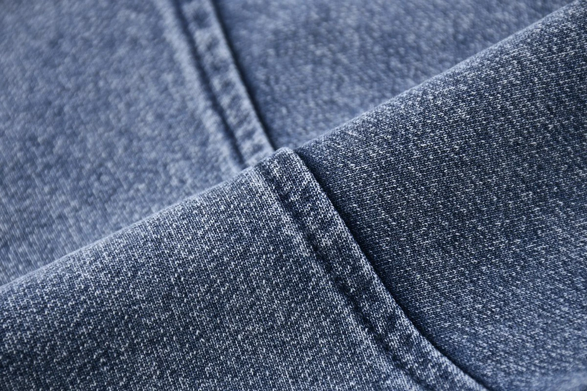 Washed zip hoodie · KB-02 · Light blue · Base garment photograph