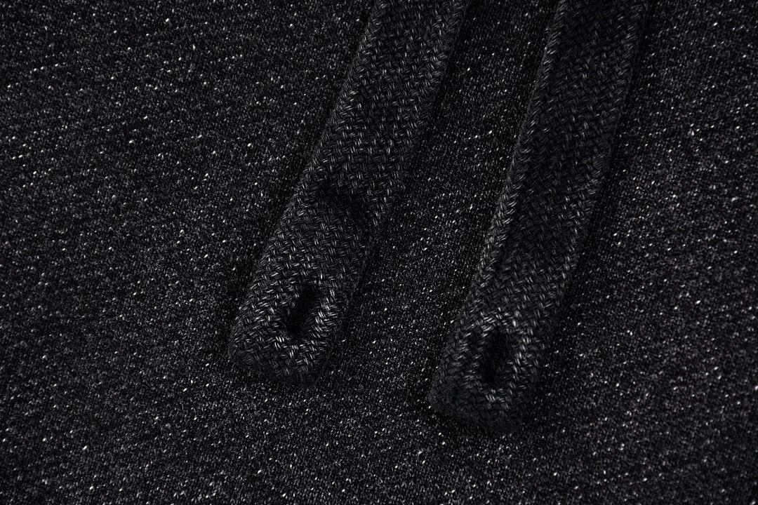 Washed denim drawstring joggers · KB-05 · Black · Base garment photograph