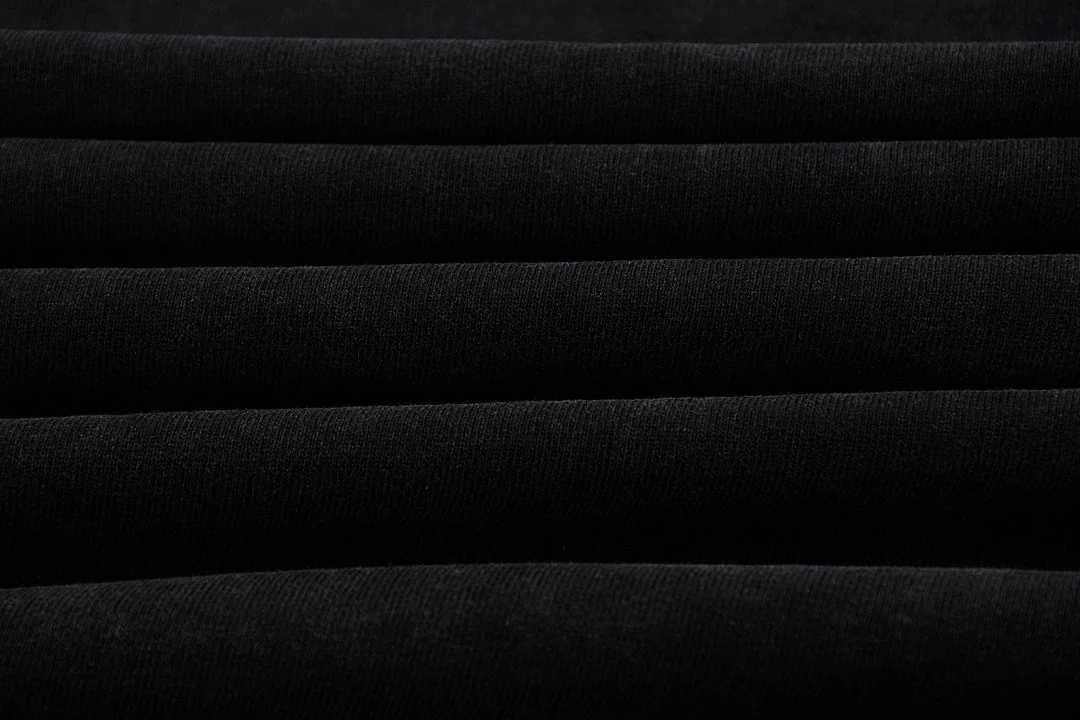 Distressed raw-hem sleeveless tee · KFGP-301 · Black · Base garment photograph