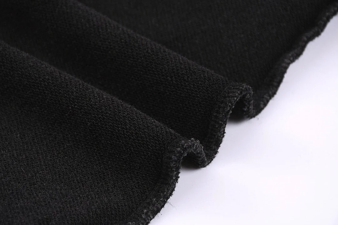 Snow-wash hooded vest · KFMT-12 · Snow black · Base garment photograph
