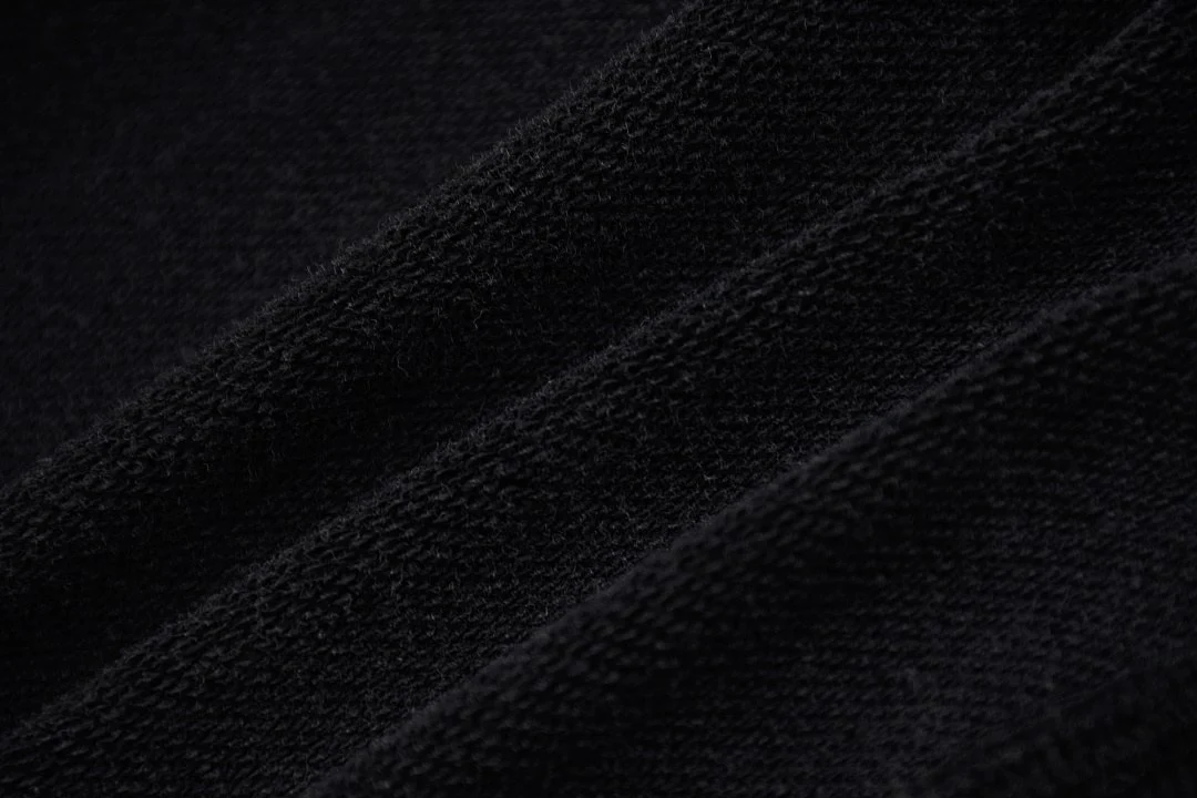 Washed V-neck button cardigan · KFMT-13 · Snow black · Base garment photograph