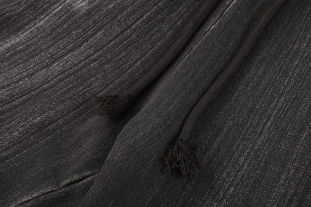 Faded relaxed drawstring shorts · L-5577 · Faded black · Base garment photograph