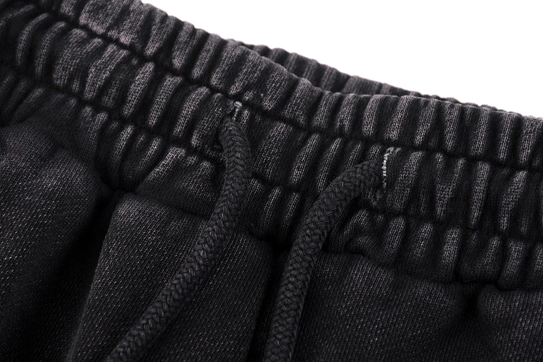 Snow-wash shorts · L-5599 · Snow black · Base garment photograph