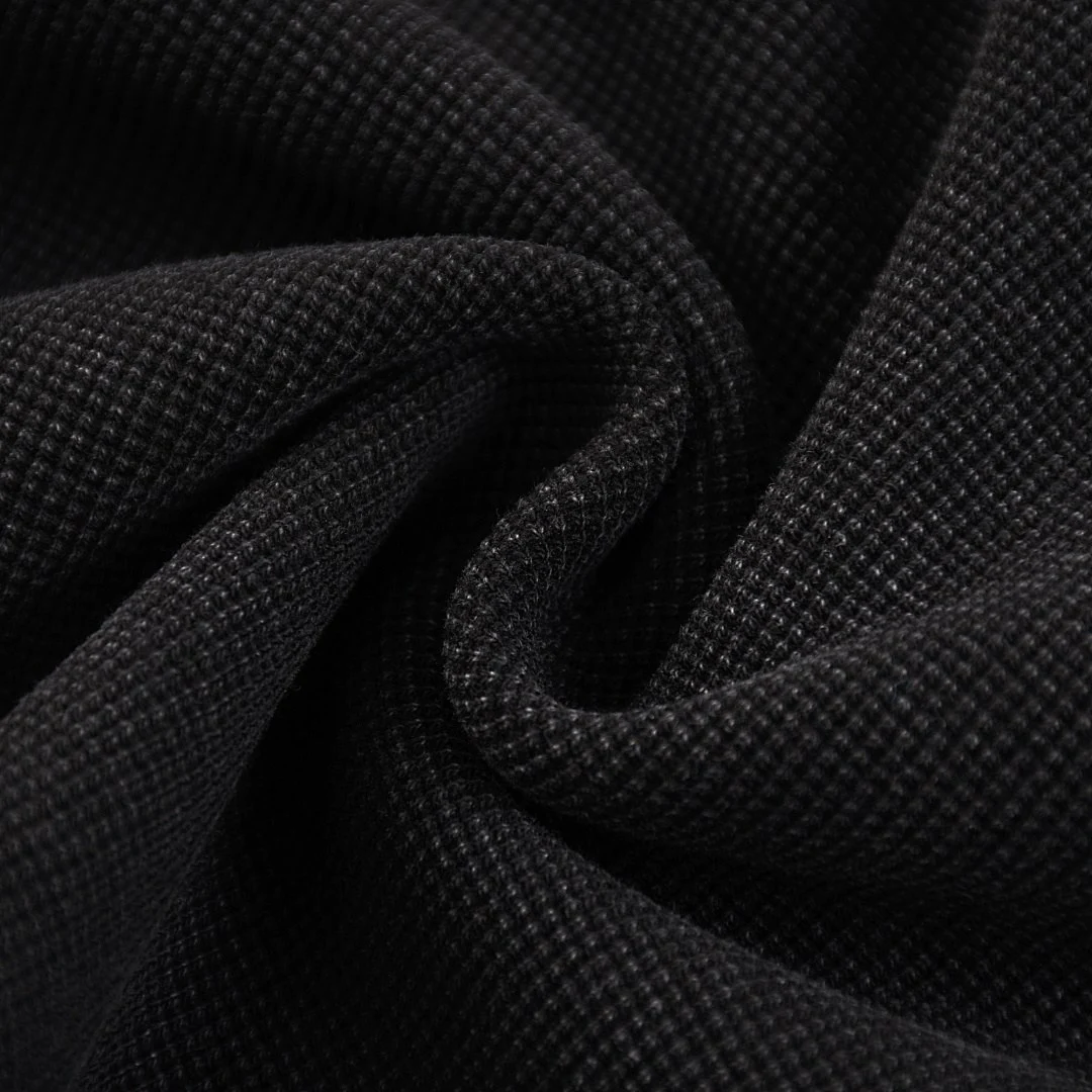Washed waffle drawstring shorts · MDK-208 · Black · Base garment photograph