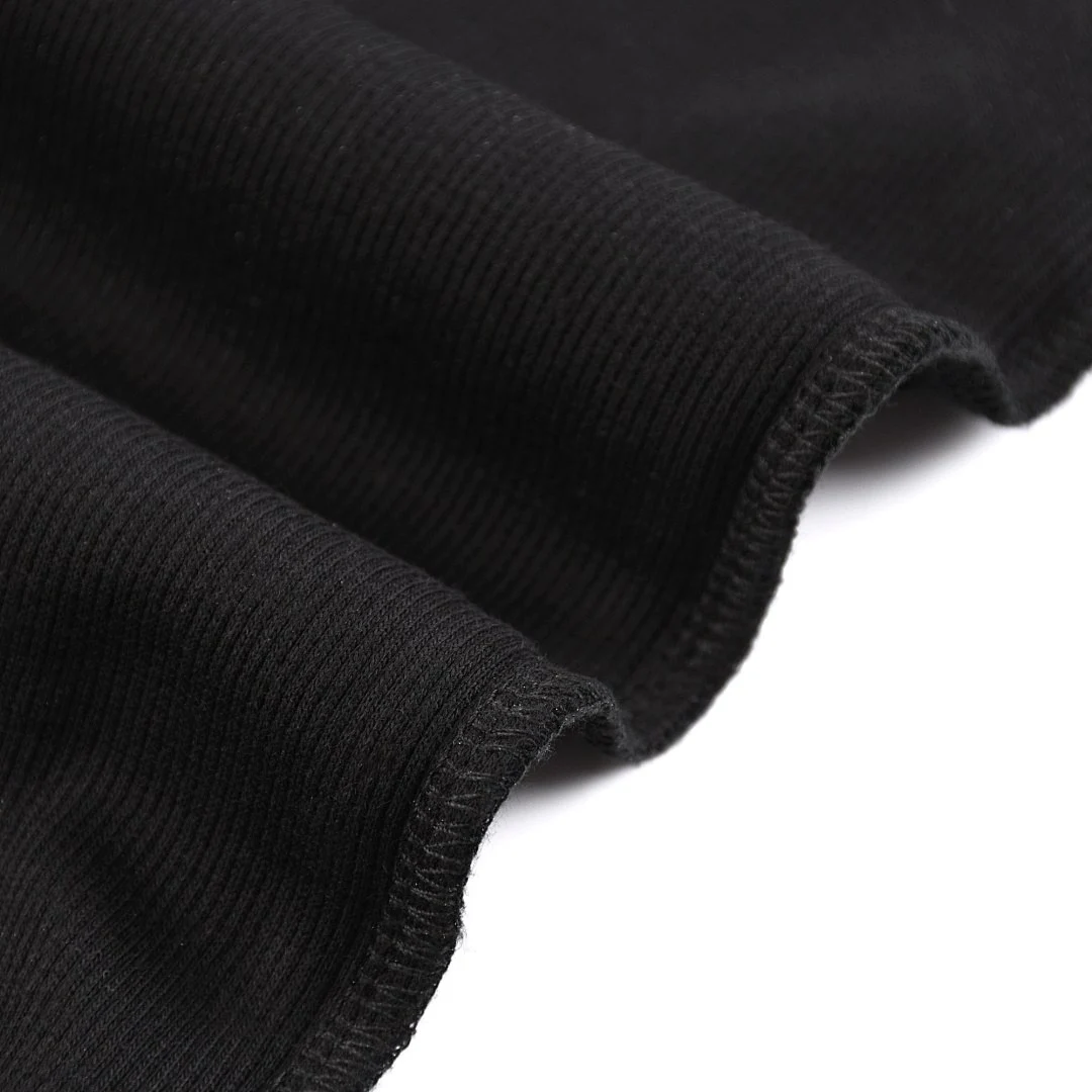 Washed waffle drawstring shorts · MDK-208 · Black · Base garment photograph