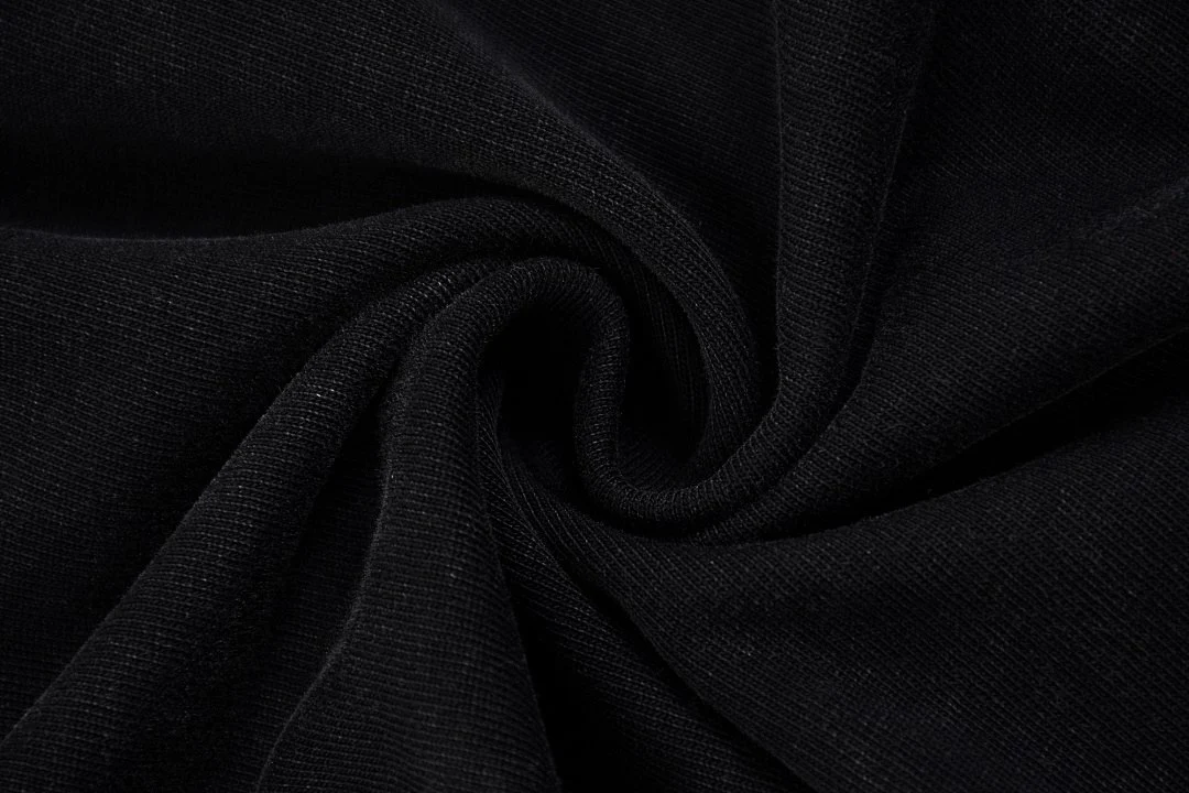 Washed relaxed V-neck tee · MT-210 · Black · Base garment photograph