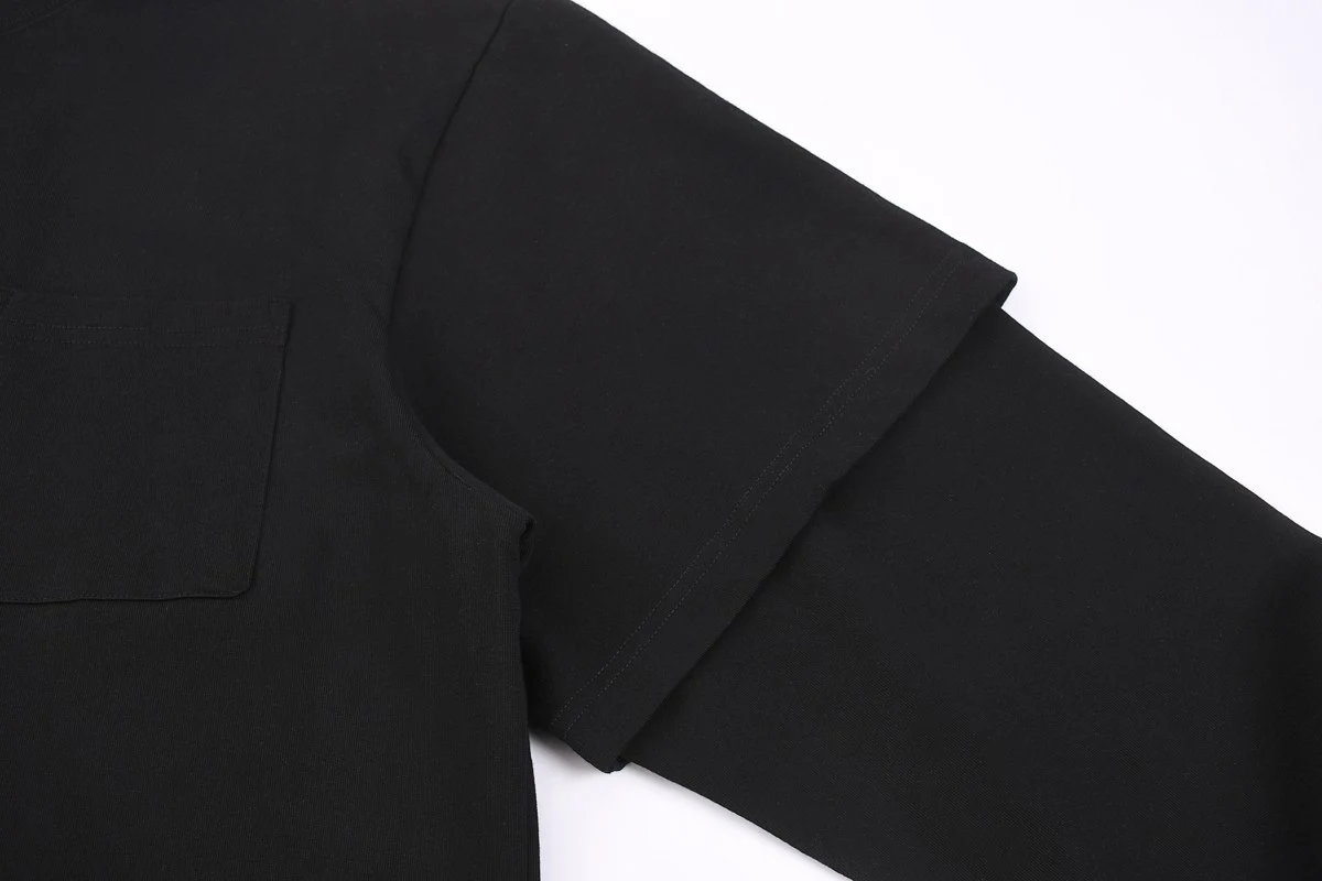 Layered long sleeve · MT-212 · Black · Base garment photograph