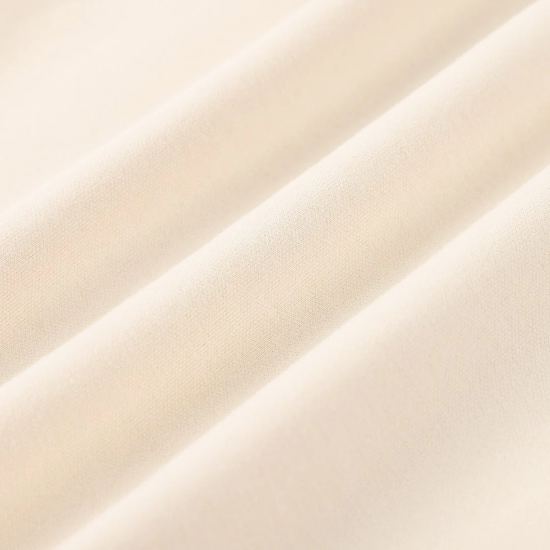 Contrast-collar short-sleeve shirt · MT-2624 · Apricot · Base garment photograph