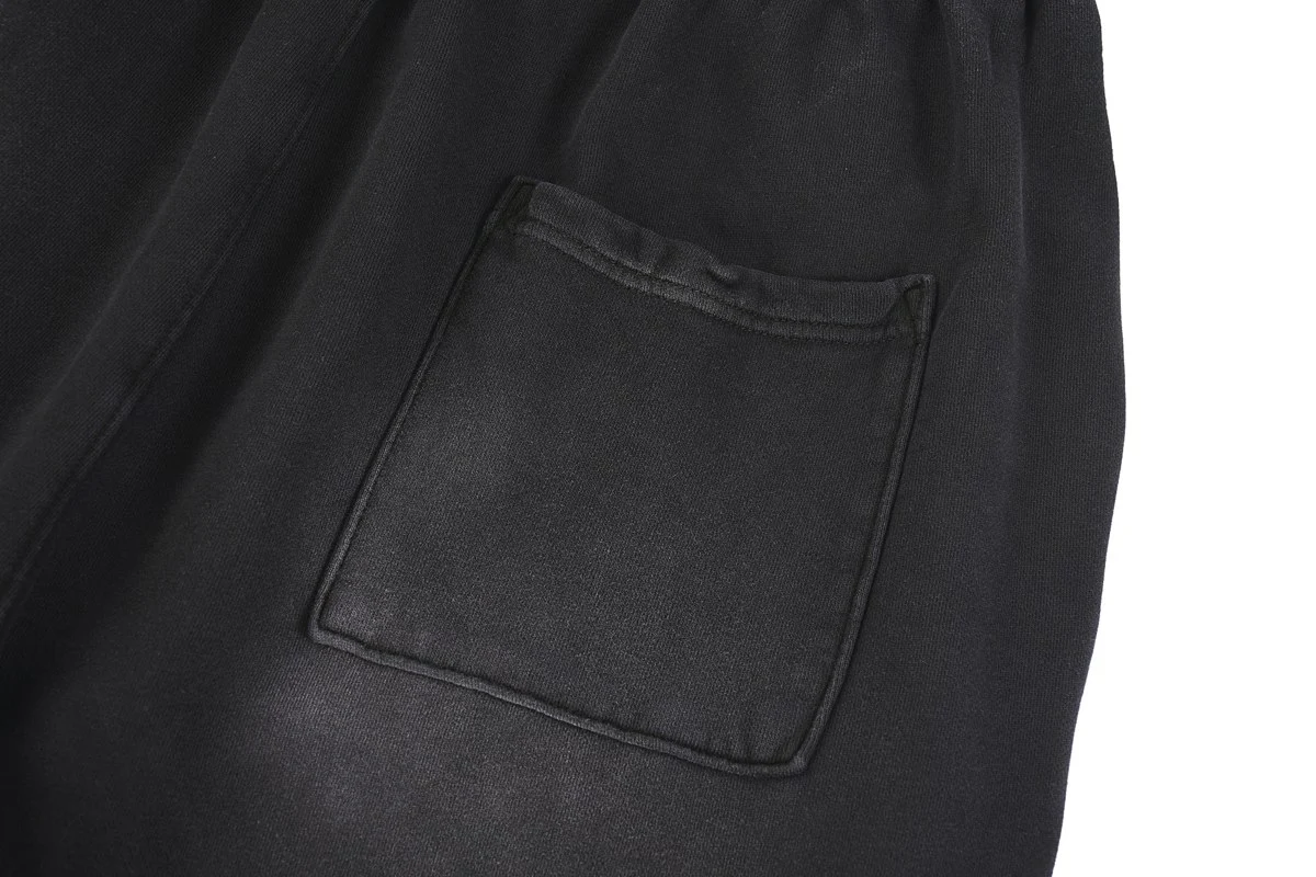Faded wide-leg trousers · WKL-10 · Black · Base garment photograph