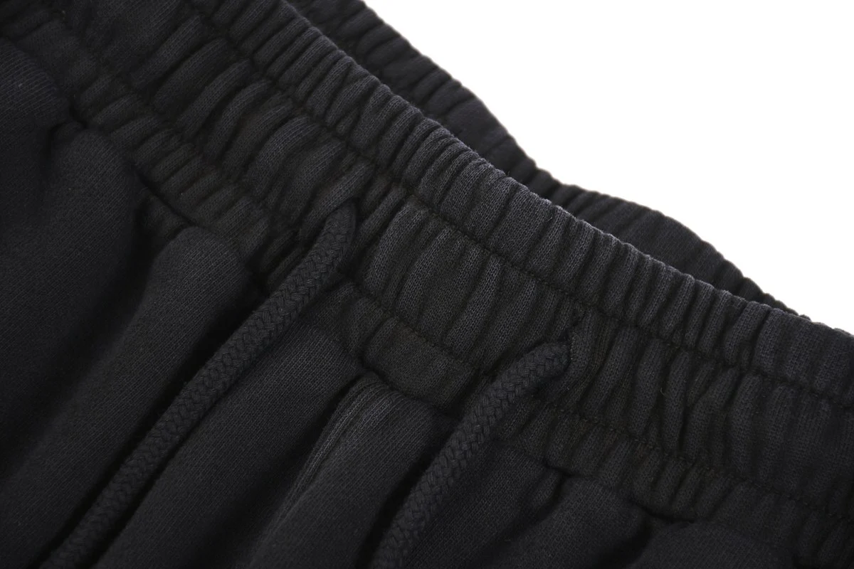 Faded wide-leg trousers · WKL-10 · Black · Base garment photograph