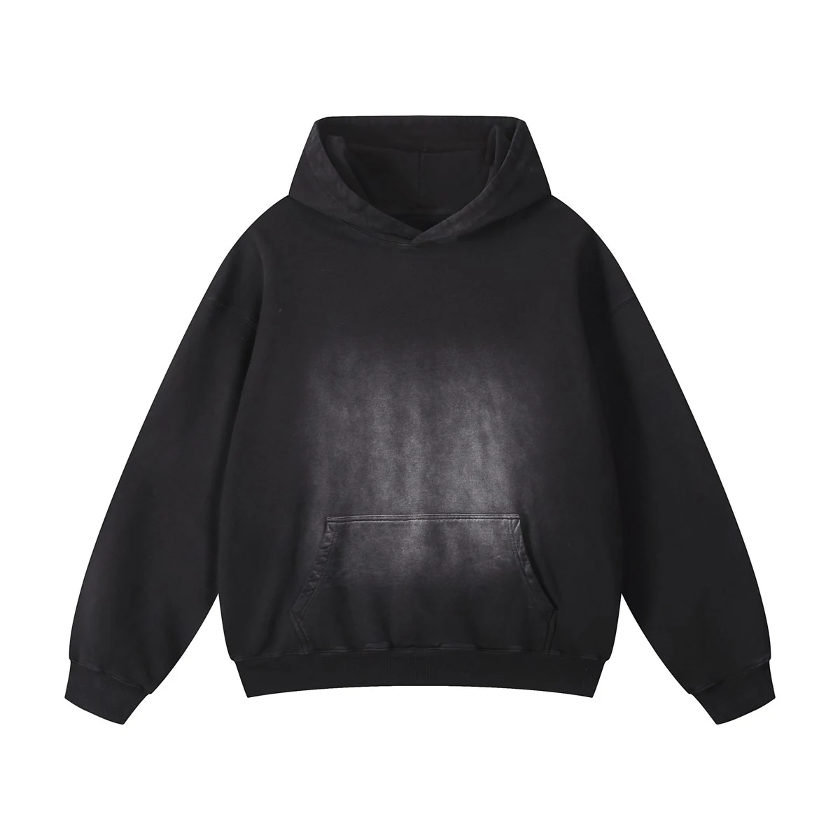 Faded pullover hoodie · Front