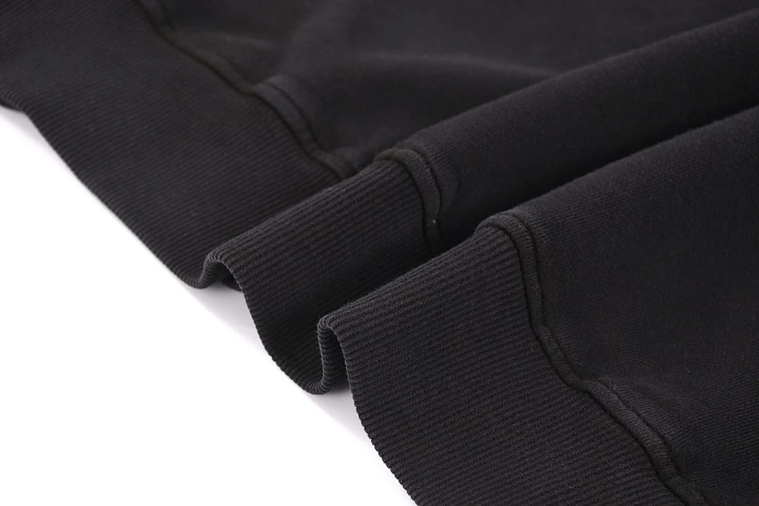 Gradient-wash relaxed sweatshirt · WYYL-04 · Black · Base garment photograph