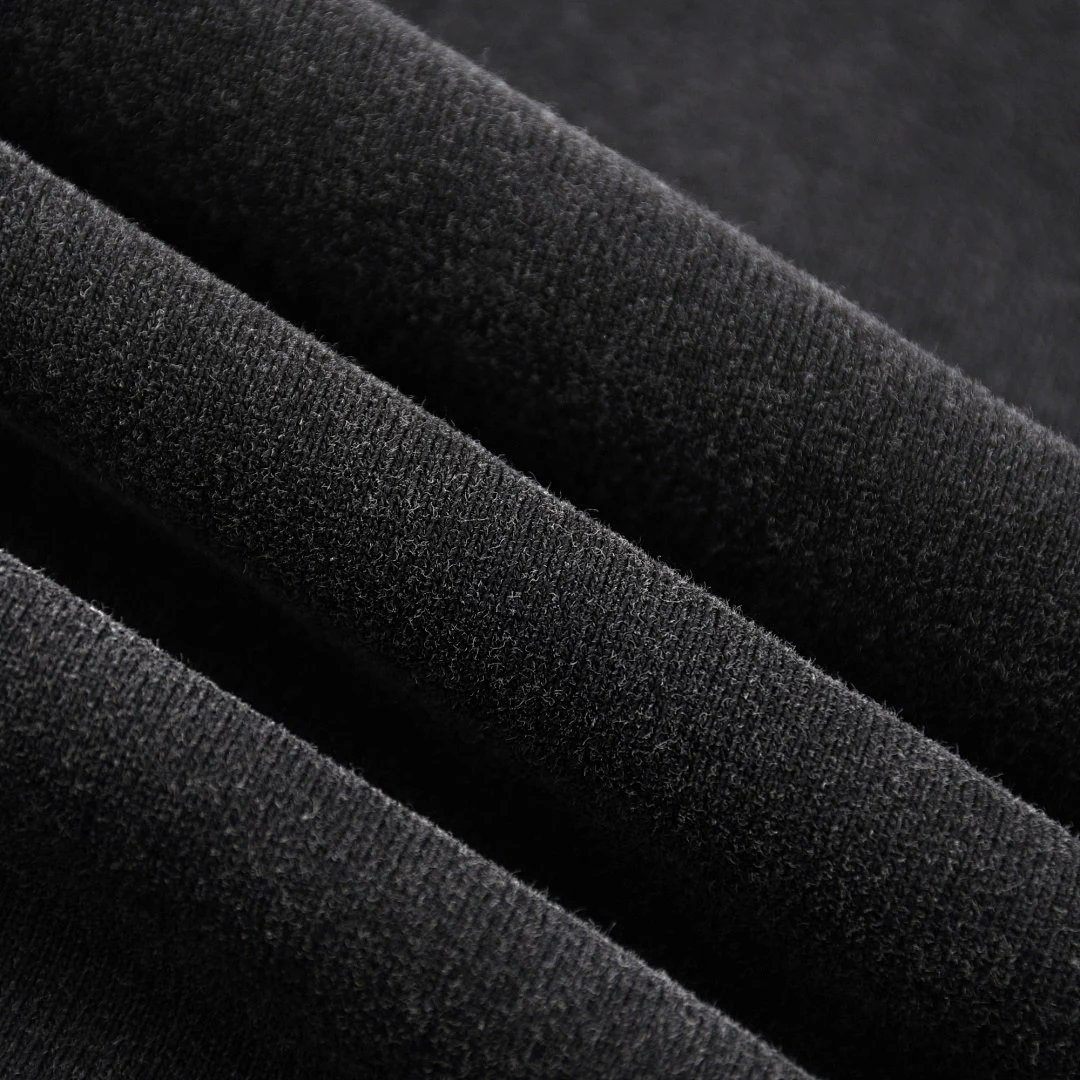Washed panelled cropped tee · WYYL-07 · Black · Base garment photograph