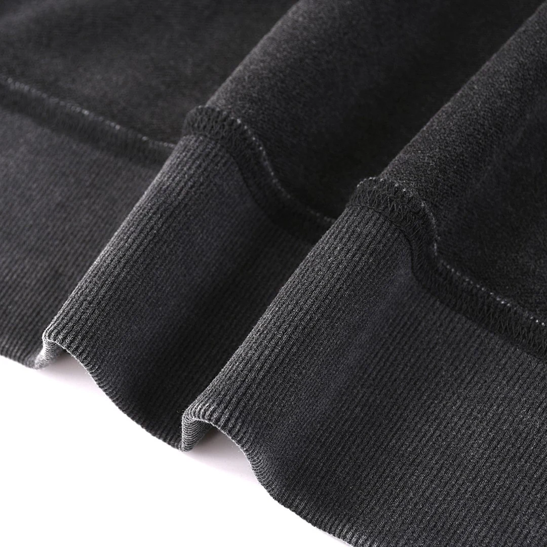 Washed panelled cropped tee · WYYL-07 · Black · Base garment photograph