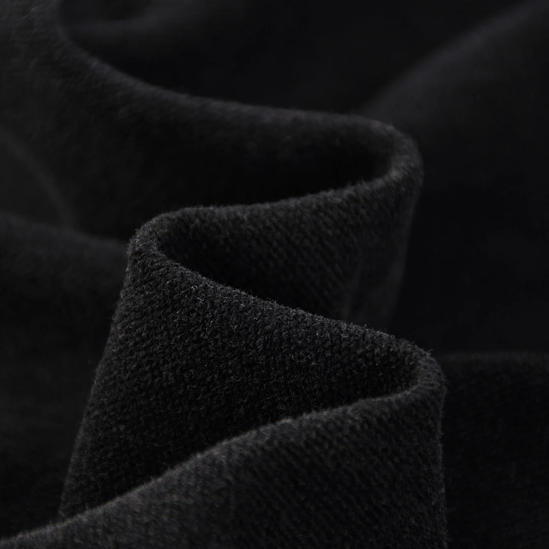 Washed panelled cropped tee · WYYL-07 · Black · Base garment photograph