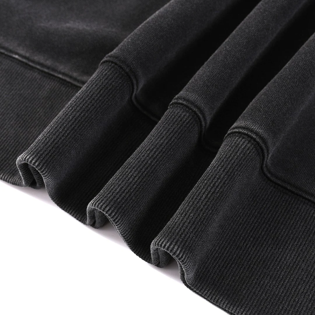 Washed panelled cropped tee · WYYL-07 · Black · Base garment photograph