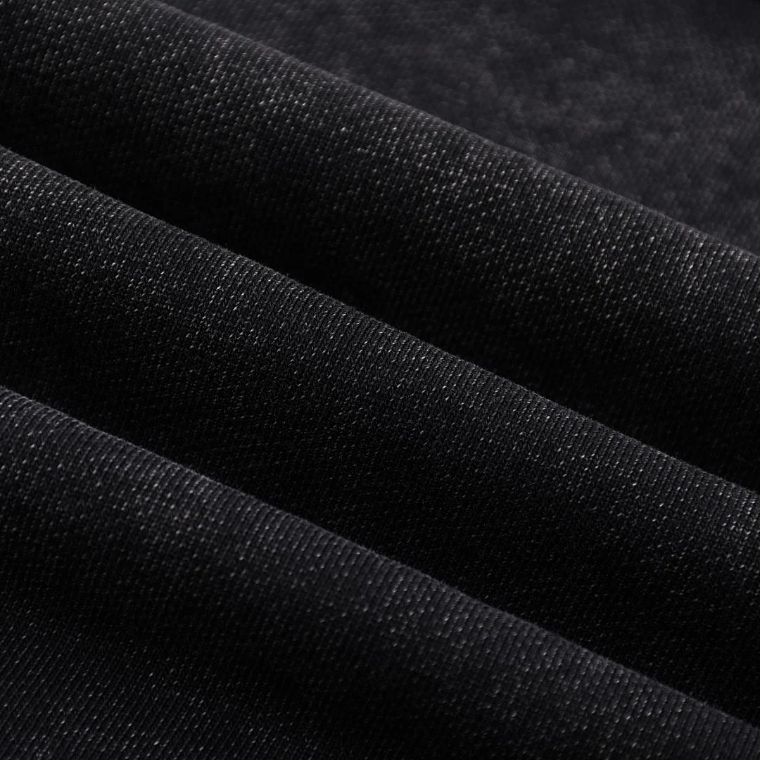 Washed panelled crew-neck sweatshirt · WYYL-09 · Black · Base garment photograph