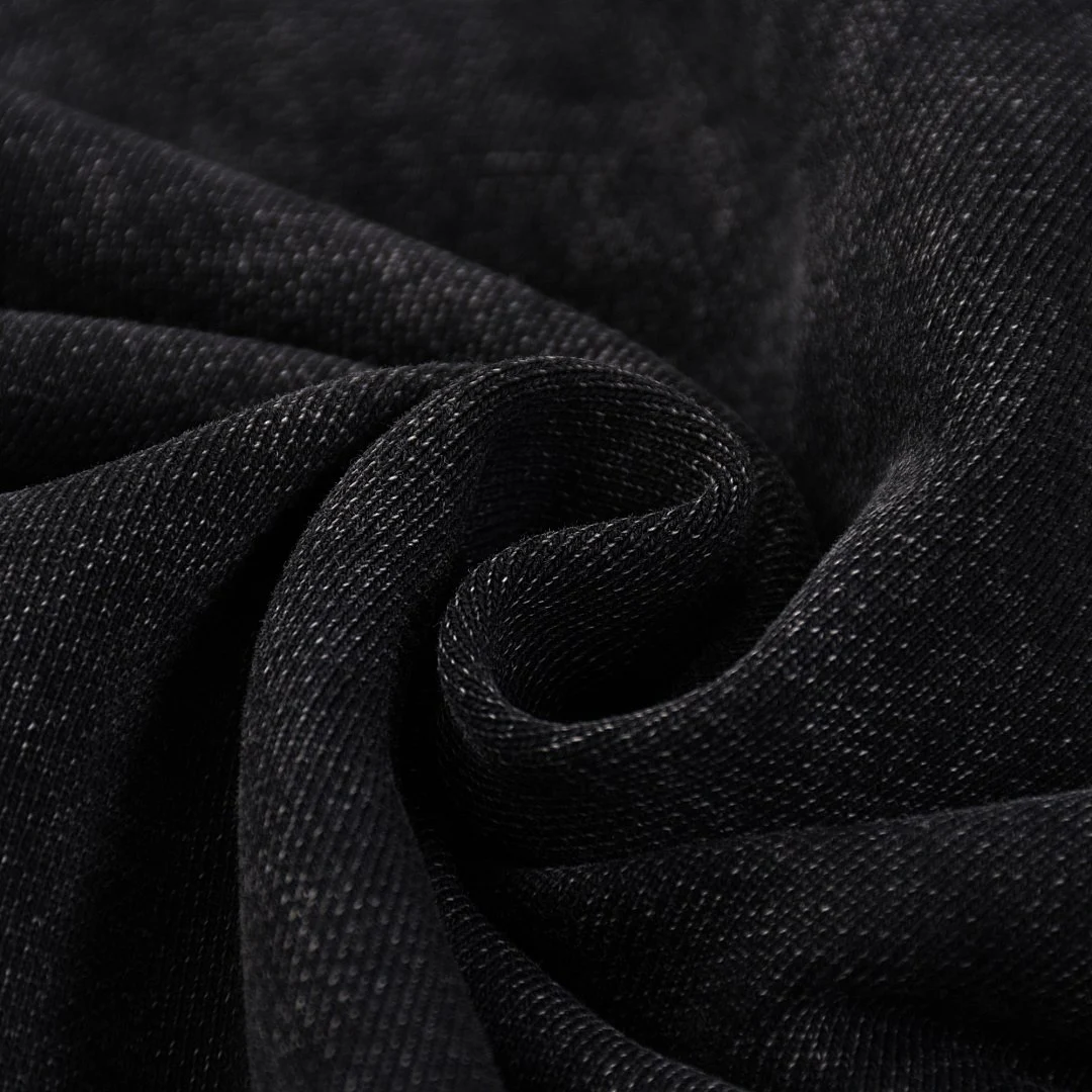 Washed panelled crew-neck sweatshirt · WYYL-09 · Black · Base garment photograph