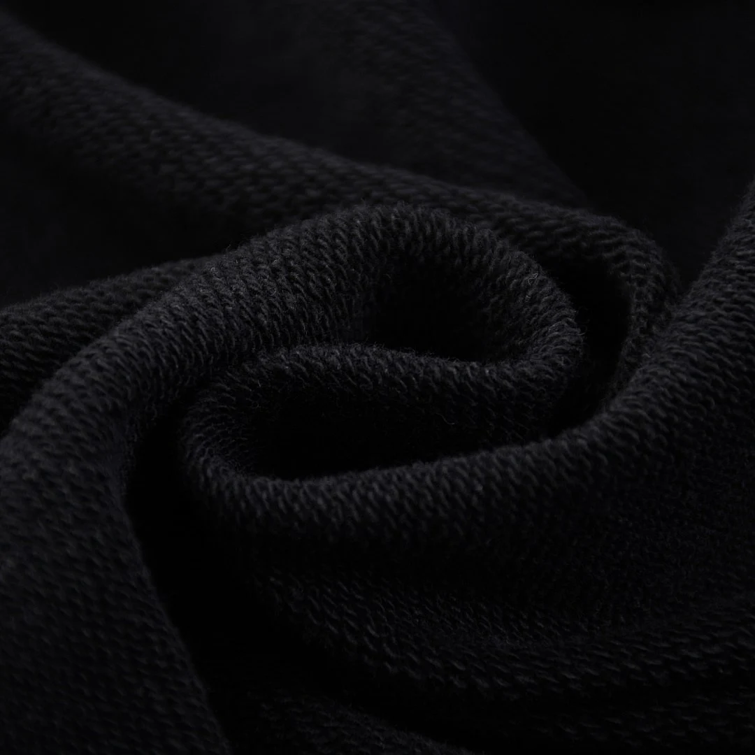 Washed panelled crew-neck sweatshirt · WYYL-09 · Black · Base garment photograph