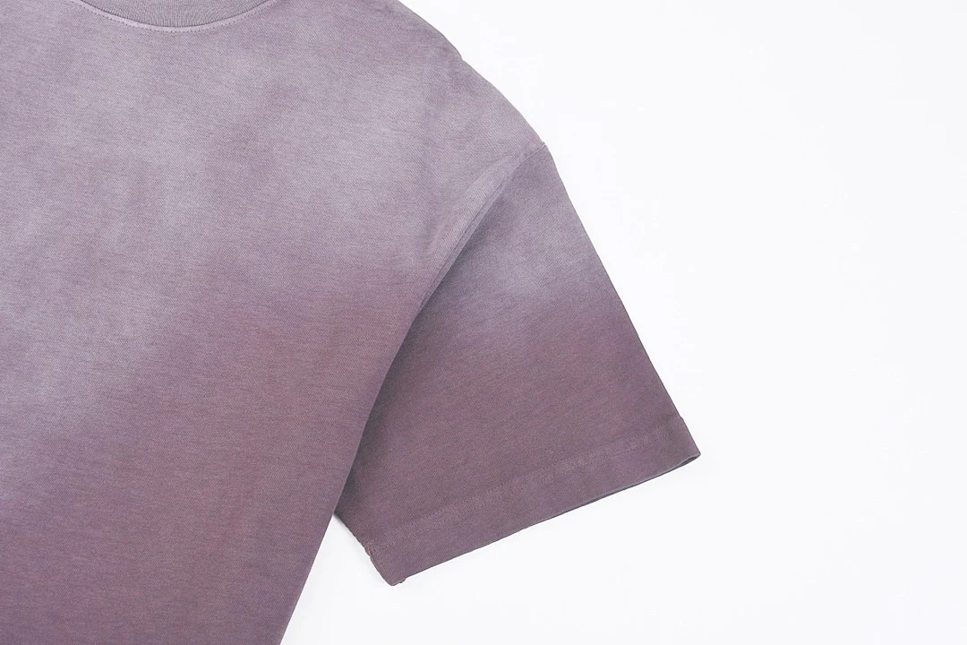 Gradient-wash relaxed tee · X-19 · Deep brown · Base garment photograph