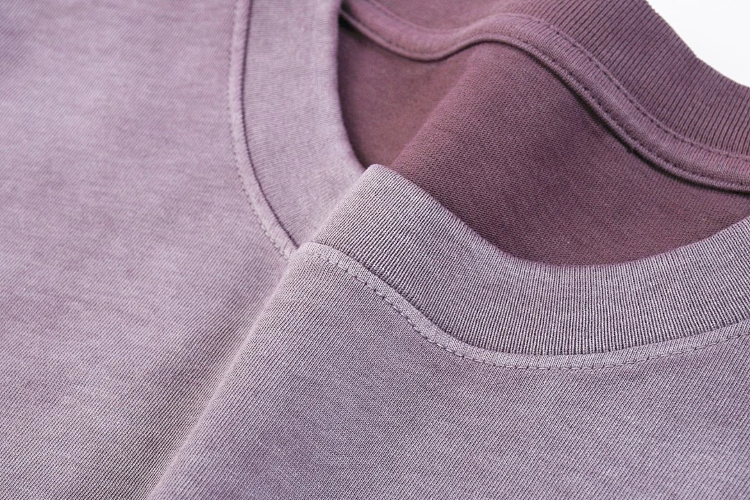 Gradient-wash relaxed tee · X-19 · Deep brown · Base garment photograph