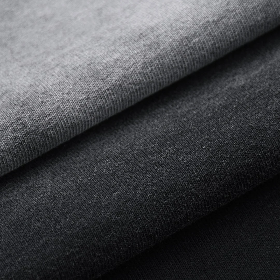 Panel-fade washed relaxed tee · X-26 · Black · Base garment photograph