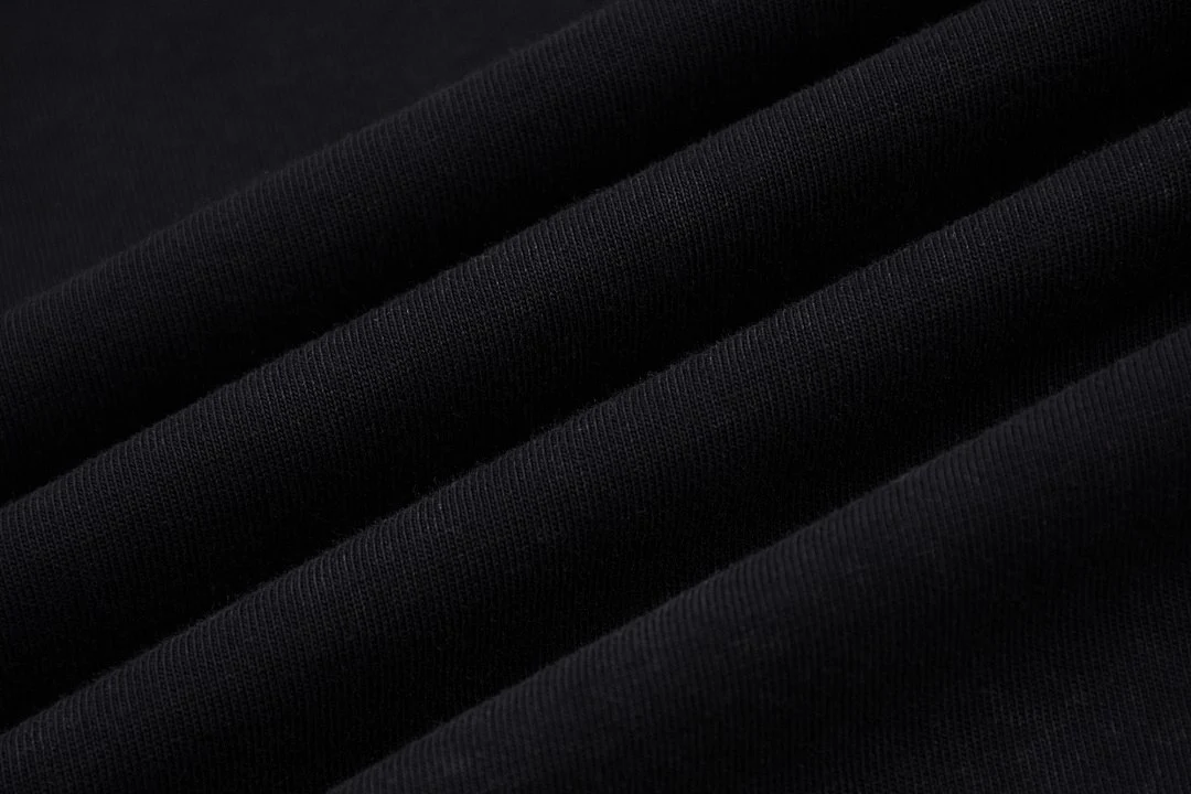 Faded crew-neck tee · X-27 · Black · Base garment photograph