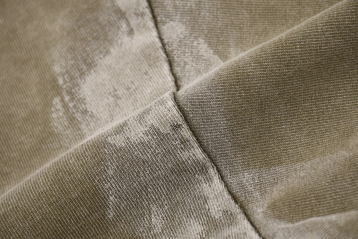 Cloud-wash tee · X-28 · Stone grey · Base garment photograph
