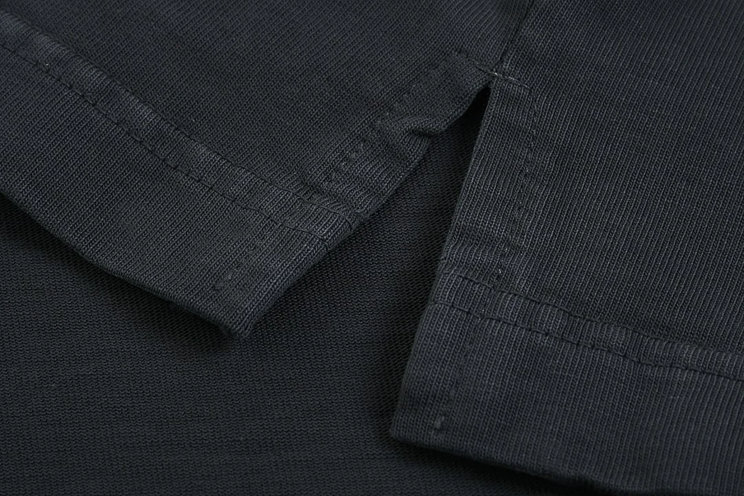 Gradient-wash relaxed polo shirt · X-31 · Dark grey · Base garment photograph