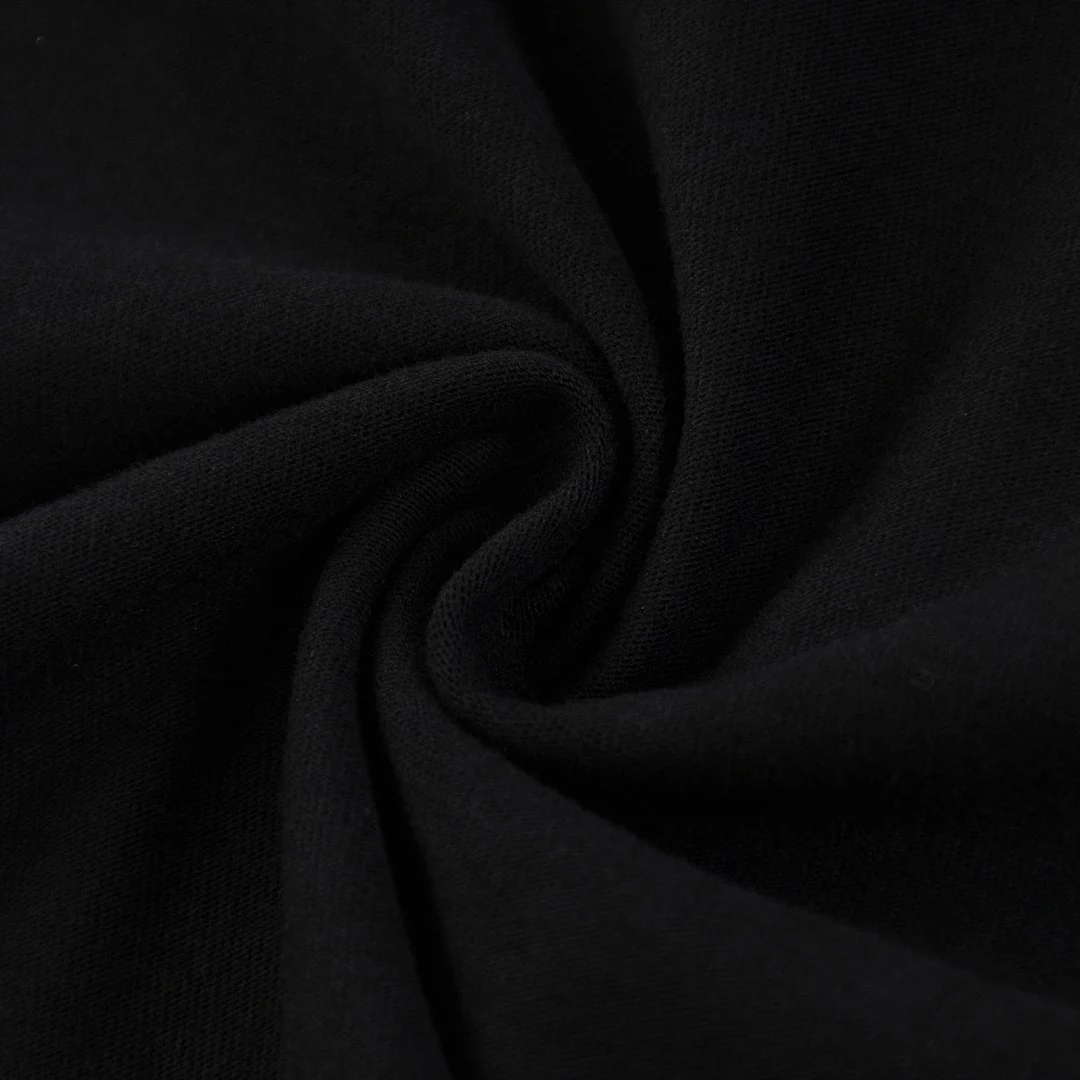Washed relaxed crew-neck tee · X-42 · Black · Base garment photograph