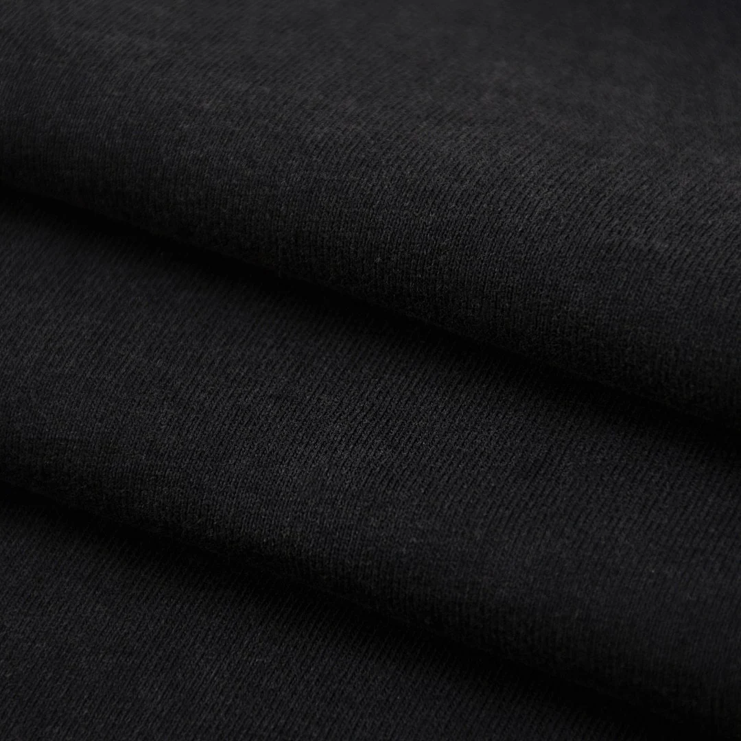 Washed relaxed crew-neck tee · X-42 · Black · Base garment photograph