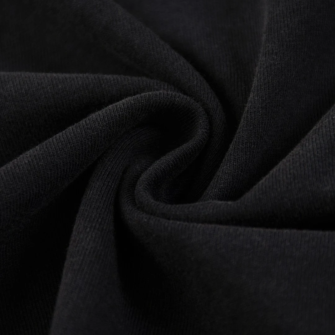 Washed relaxed crew-neck tee · X-42 · Black · Base garment photograph